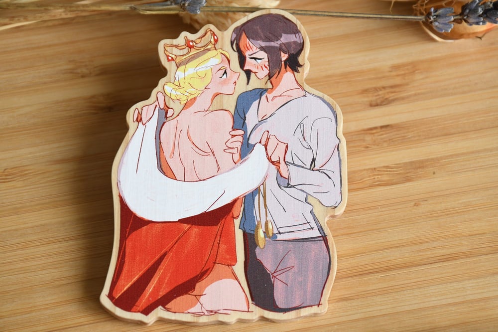 AOT couples - Wooden Pins