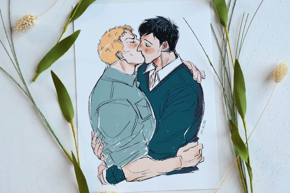 Reibert kiss - print