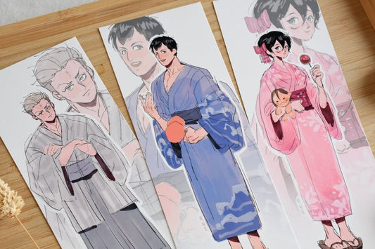 Yukata designs - bookmark