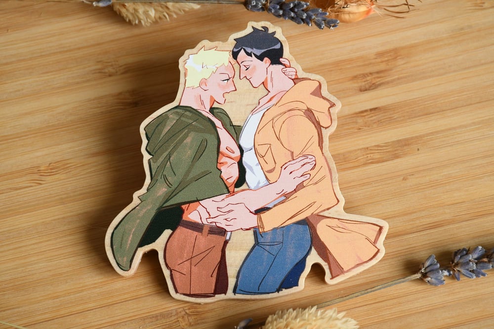 AOT couples - Wooden Pins