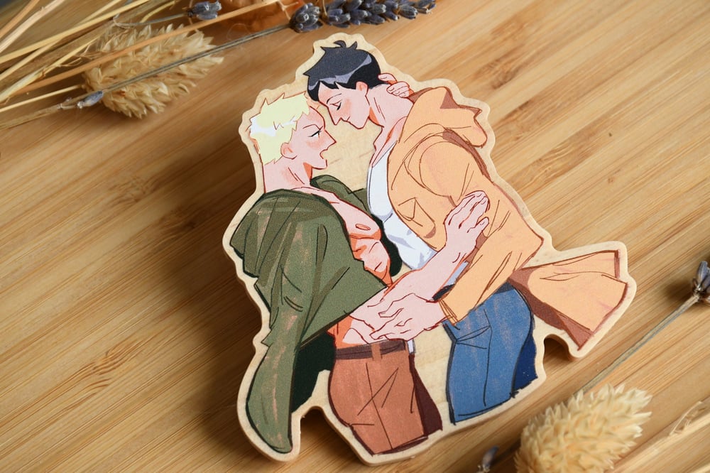 AOT couples - Wooden Pins