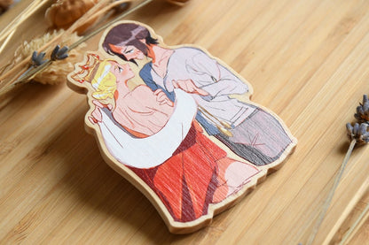 AOT couples - Wooden Pins