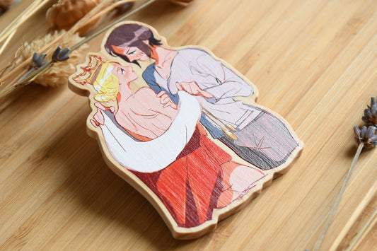 AOT couples - Wooden Pins