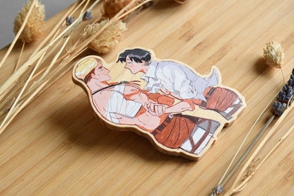 AOT couples - Wooden Pins