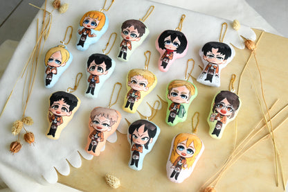 AOT characters - Pillow keychains