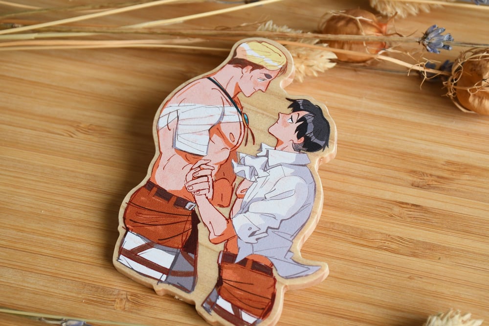 AOT couples - Wooden Pins