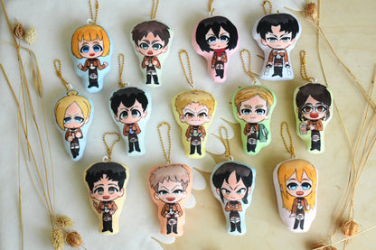 AOT characters - Pillow keychains