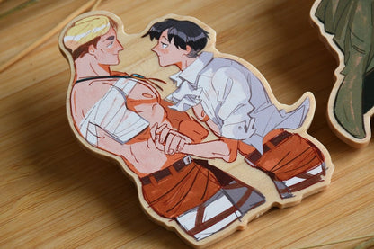 AOT couples - Wooden Pins
