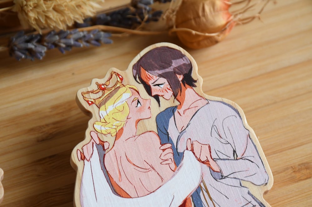 AOT couples - Wooden Pins