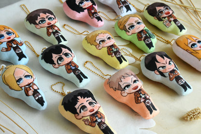 AOT characters - Pillow keychains