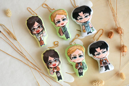 AOT characters - Pillow keychains