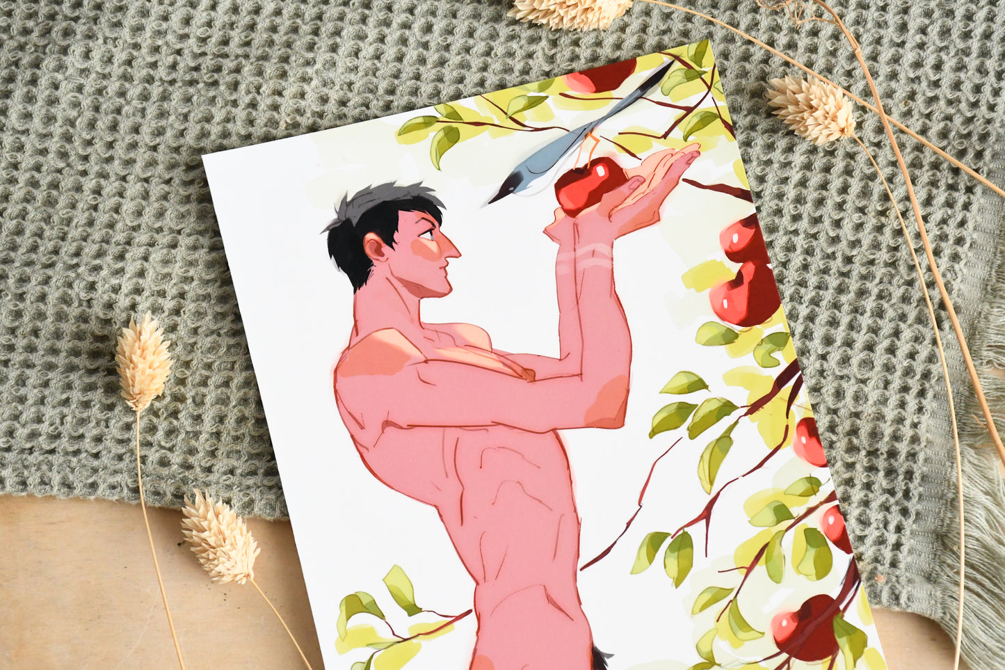 The Giant, the Apple & the Bird - Print