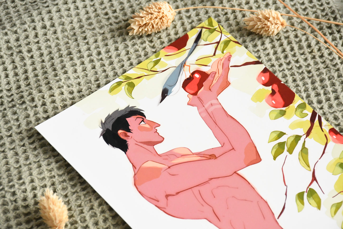 The Giant, the Apple & the Bird - Print