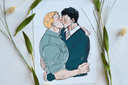 Reibert kiss - print