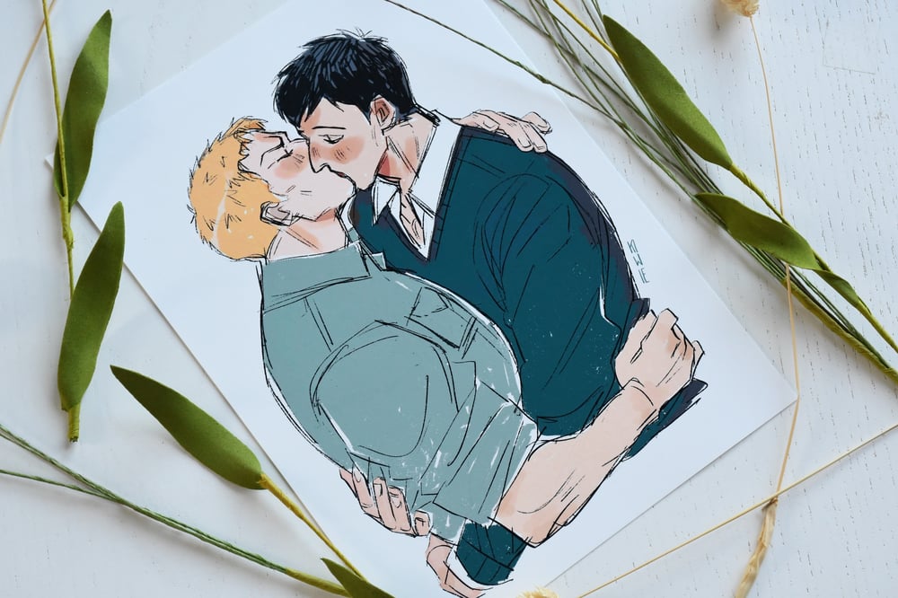 Reibert kiss - print
