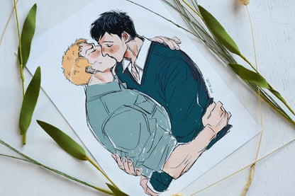 Reibert kiss - print