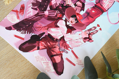 Valentine Western - Print