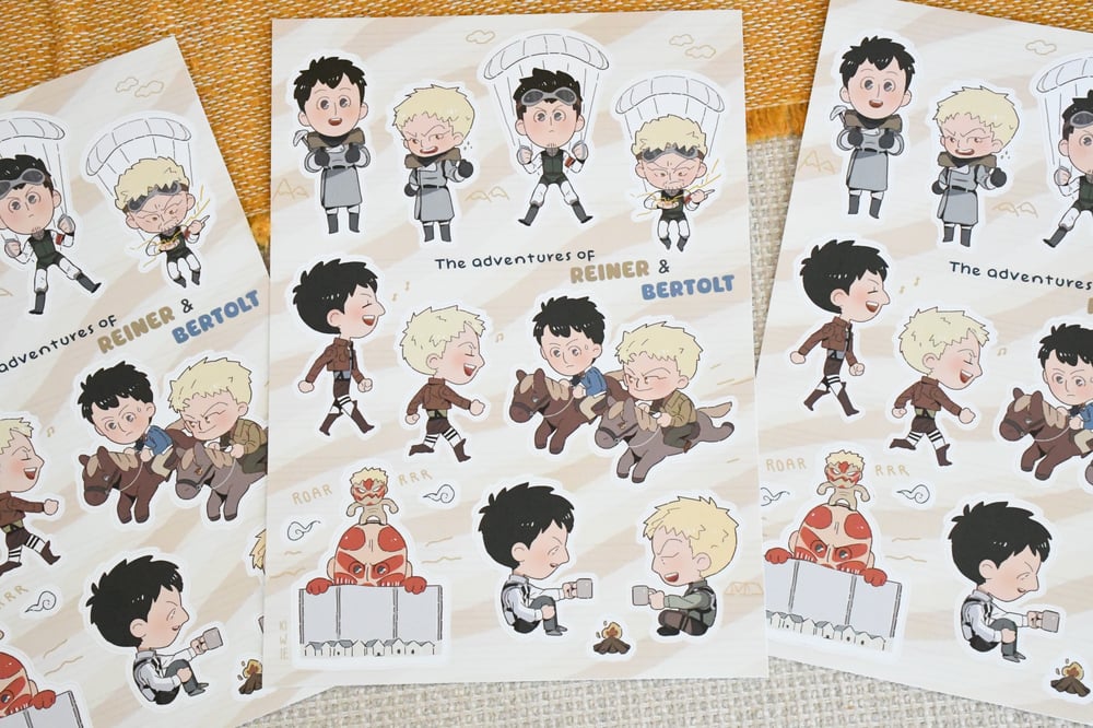 Reibert Stickers sheet
