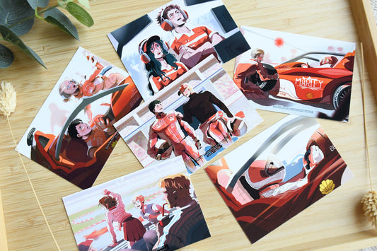 F1 Warriors - 6 cards pack