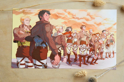 the 104th on the wall - A4 print