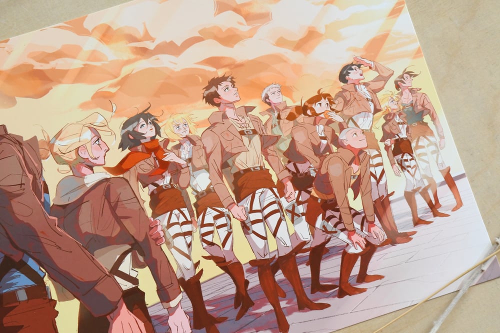 the 104th on the wall - A4 print