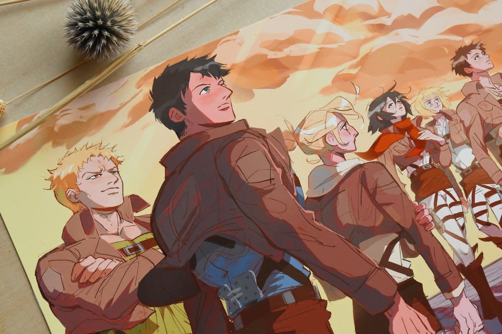 the 104th on the wall - A4 print