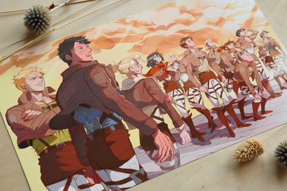 the 104th on the wall - A4 print