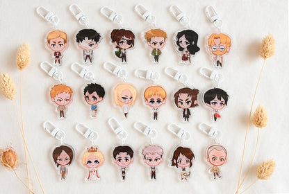 AOT characters - individual acrylic keychains