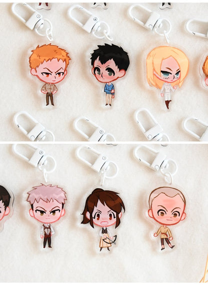 AOT characters - individual acrylic keychains