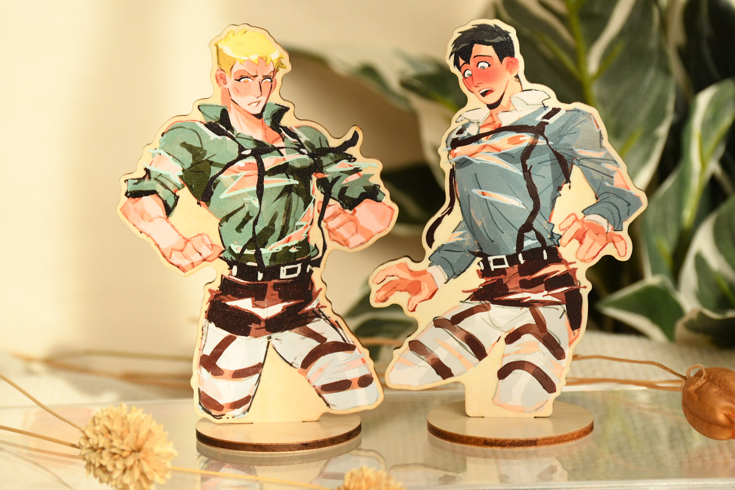 AOT Boys -  Wooden reverse standees