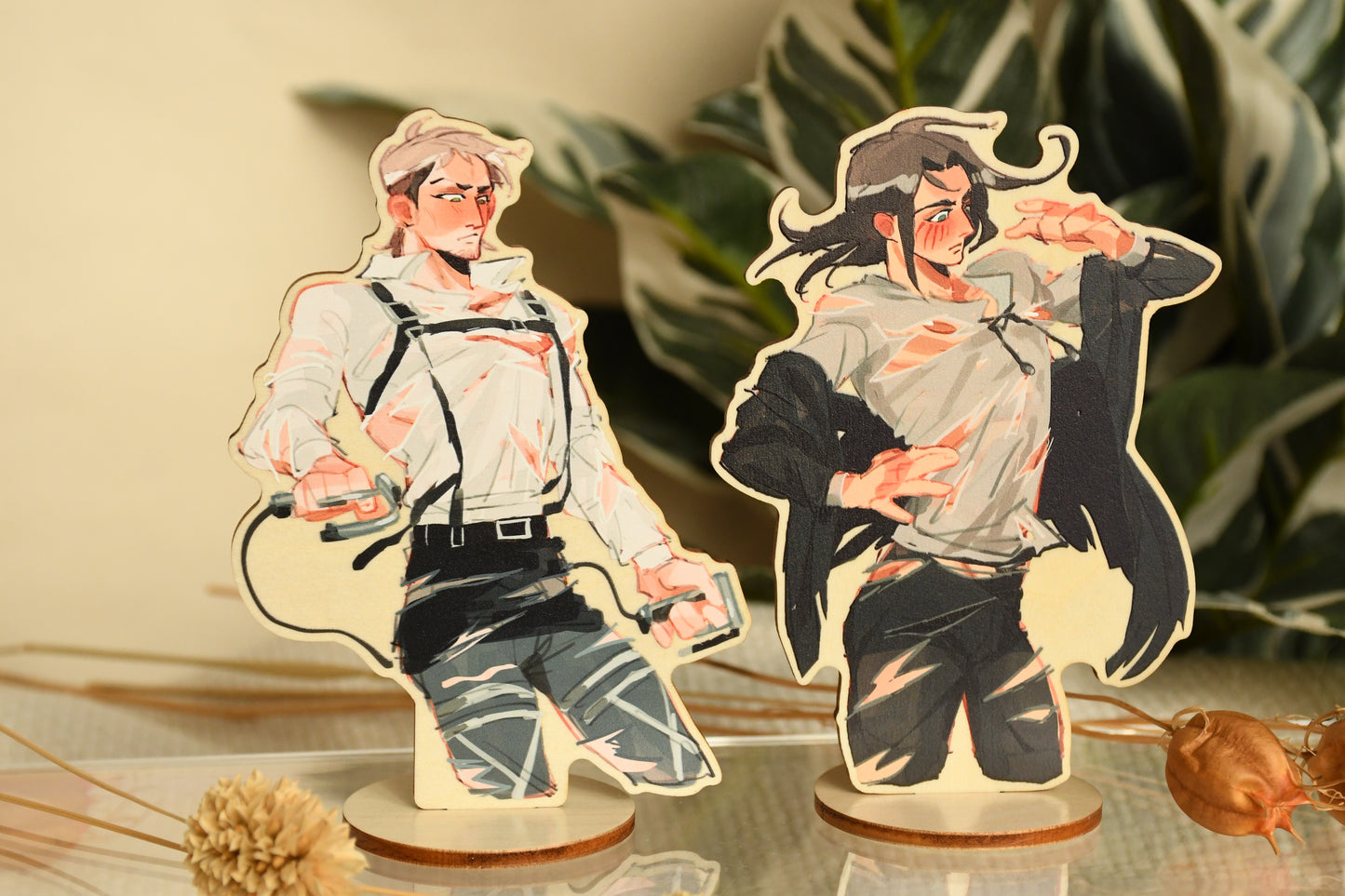 AOT Boys -  Wooden reverse standees
