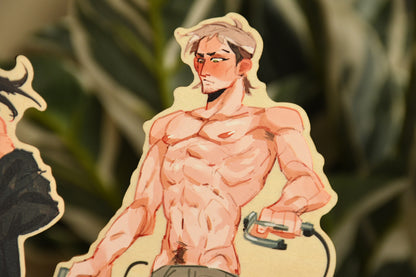 AOT Boys -  Wooden reverse standees