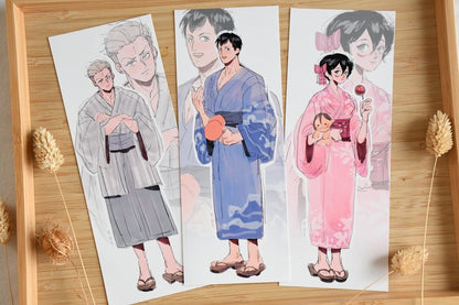 Yukata designs -  bookmark
