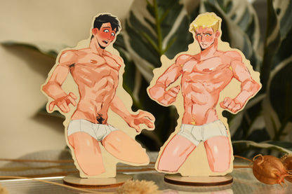 AOT Boys -  Wooden reverse standees