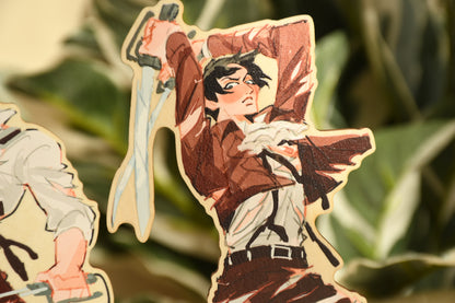 AOT Boys -  Wooden reverse standees