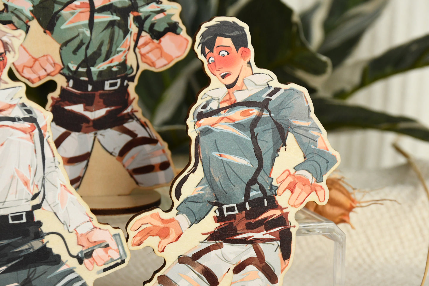 AOT Boys -  Wooden reverse standees