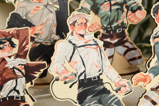 AOT Boys -  Wooden reverse standees