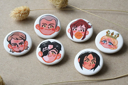 AOT characters Badge