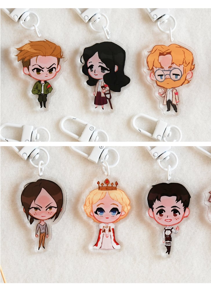 AOT characters - individual acrylic keychains